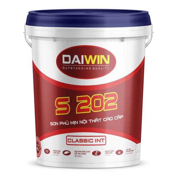 Sơn phủ mịn nội thất cao cấp Daiwin