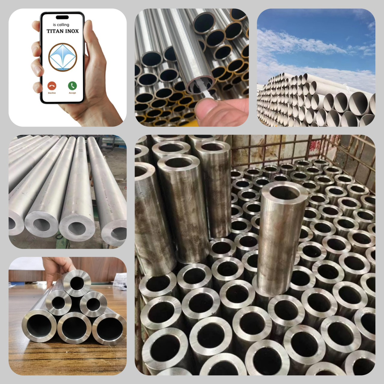Inox/Titanium ống