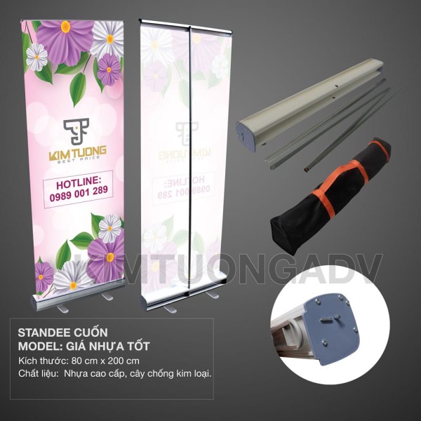Standee cuốn nhựa tốt