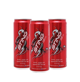 Nước ngọt Sting dâu lon 330ml