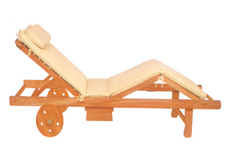 Sunlounger With Cushion