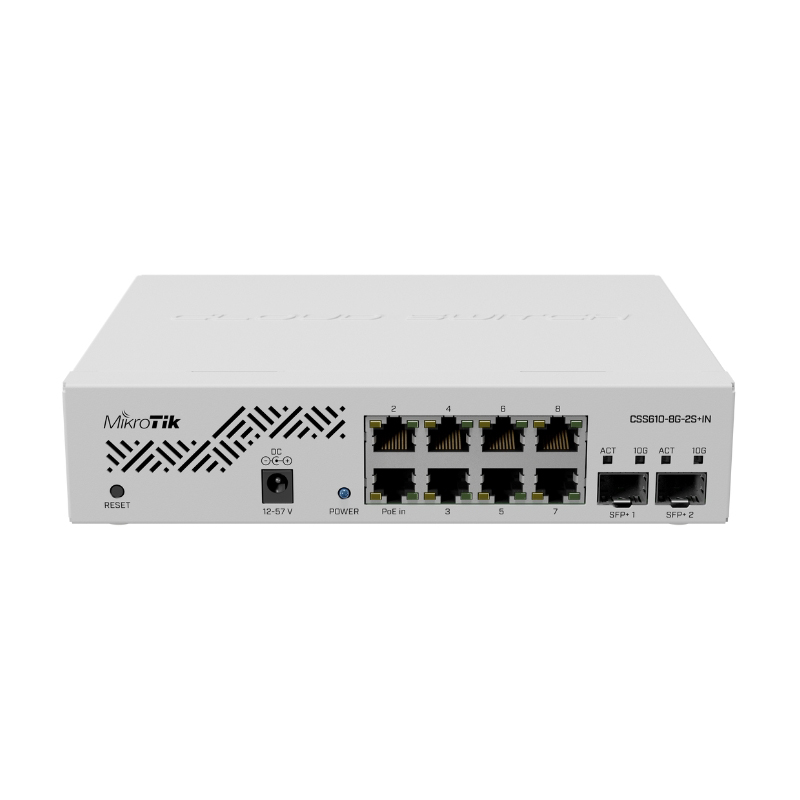 Switch MikroTik CSS610 8G 2S IN