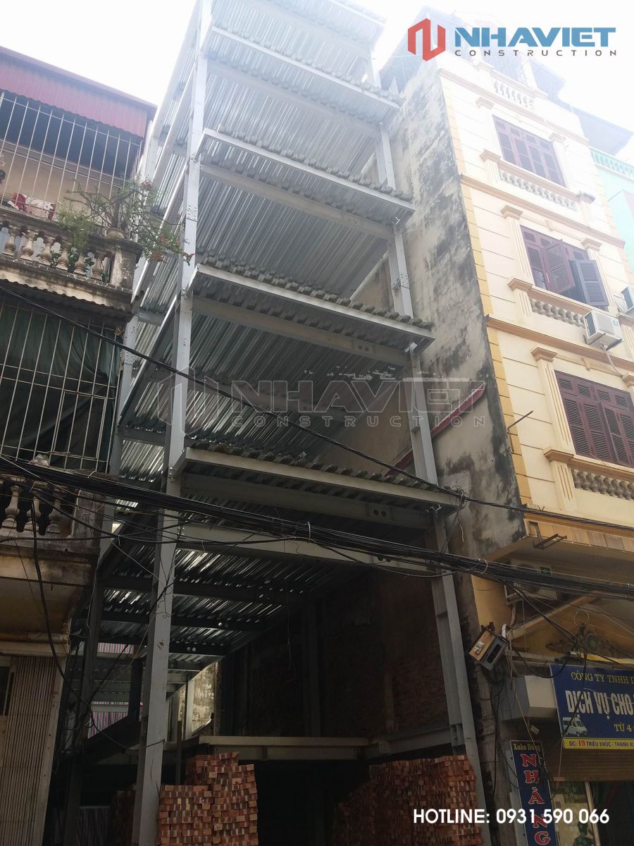 Thi công nhà lắp ghép