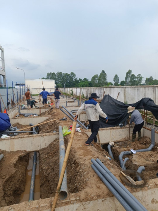 Thi công hệ thống nguồn nước