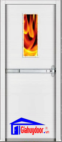Cửa thép chống cháy TCC-P1G1B