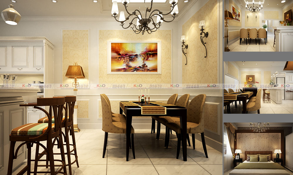 Thiết kế nội thất biệt thự