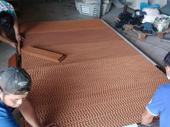 Thiết kế, thi công, lắp đặt, hệ thống Cooling Pad