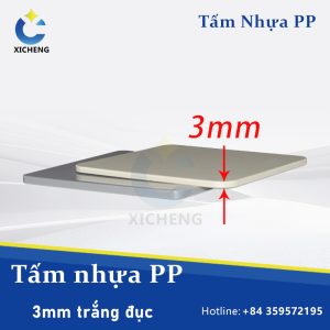 Tấm nhựa Polypropylen THK 3mm