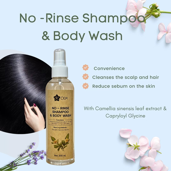 Tắm gội no rinse 2 trong 1