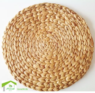 Tấm lót tròn màu vàng vintage 40cm