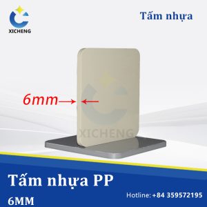 Tấm nhựa Polypropylen THK 6mm