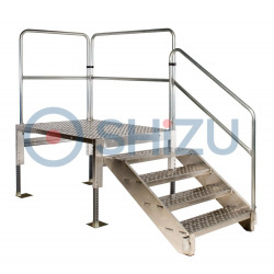 Thang inox 1 tay vịn