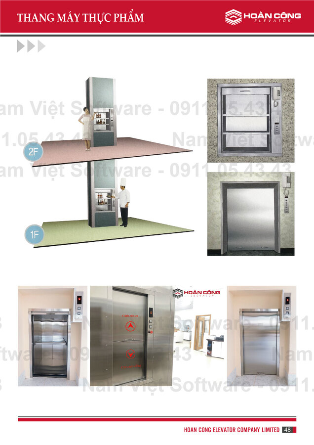 Thang máy tải thực phẩm