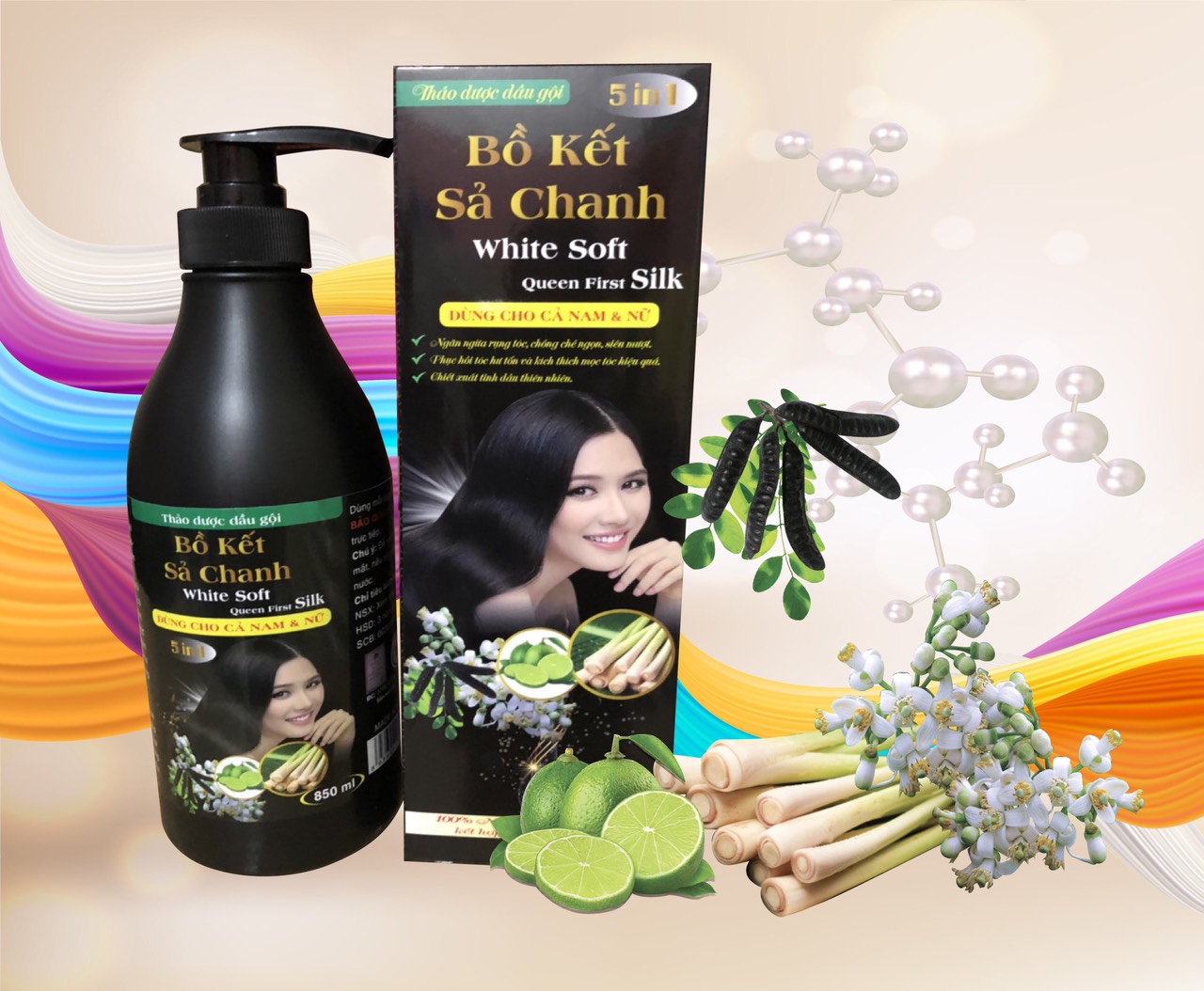 Thảo dược dầu gội bồ kết