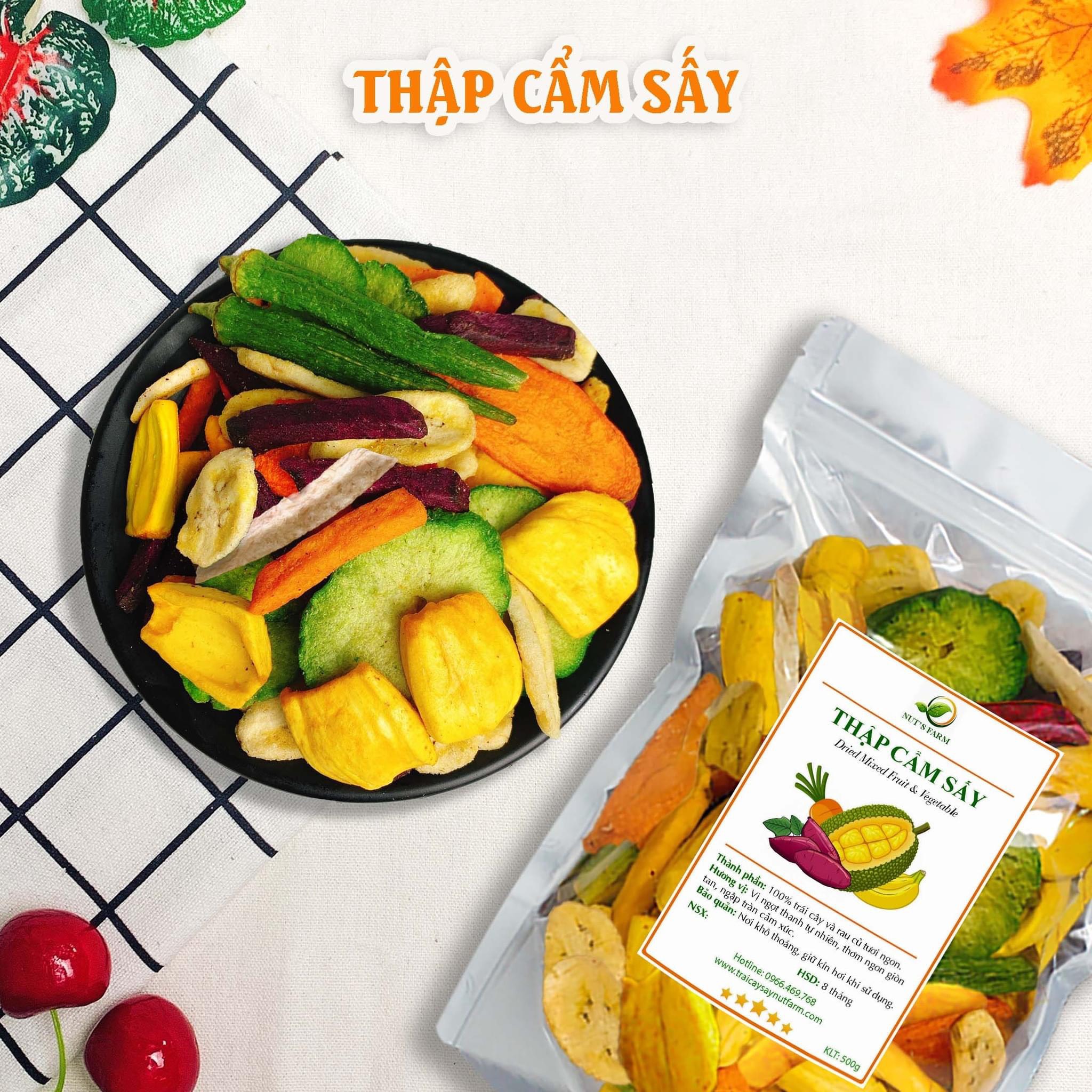 Thập cẩm sấy hộp