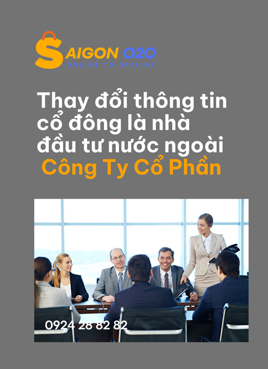 Thay đổi thông tin cổ đông là nhà đầu tư nước ngoài