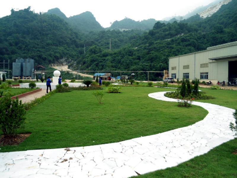Thi công tiểu cảnh nhà máy RK