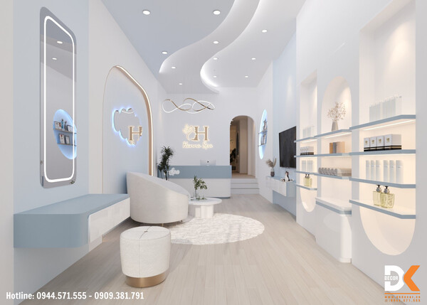Thiết kế thi công nội thất spa