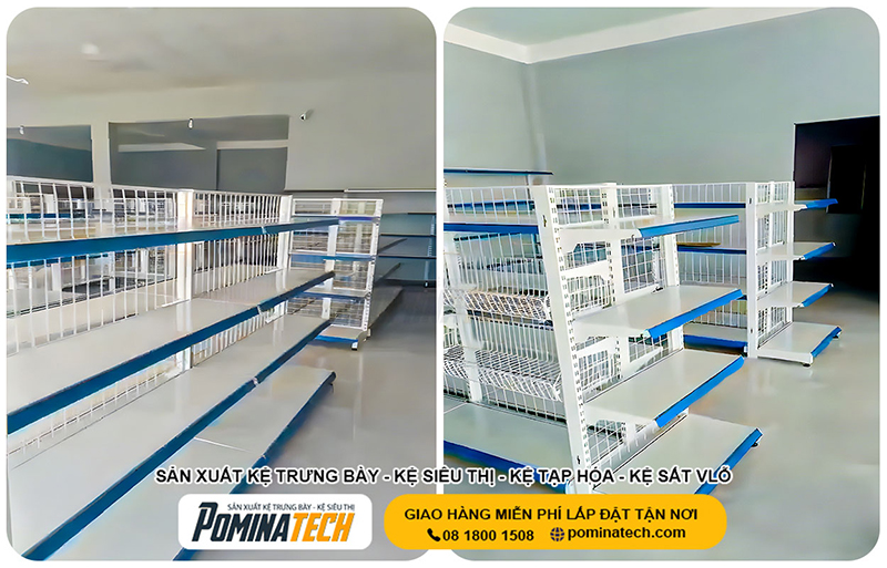 Thiết kế, lắp đặt cửa hàng siêu thị tại Kontum quận 7