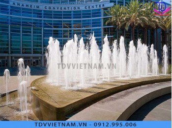 Thiết kê đài phun nước cho trung tâm