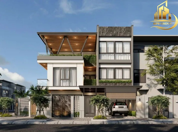 Thiết kế nội thất biệt thự sân vườn lô 09LK34 KĐT Vĩnh Thái, TP Nha Trang