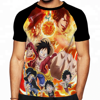 Thiết kế và in áo thun 3D anime manga thời trang