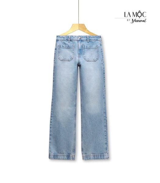 Quần jeans nam ống suông La Mộc