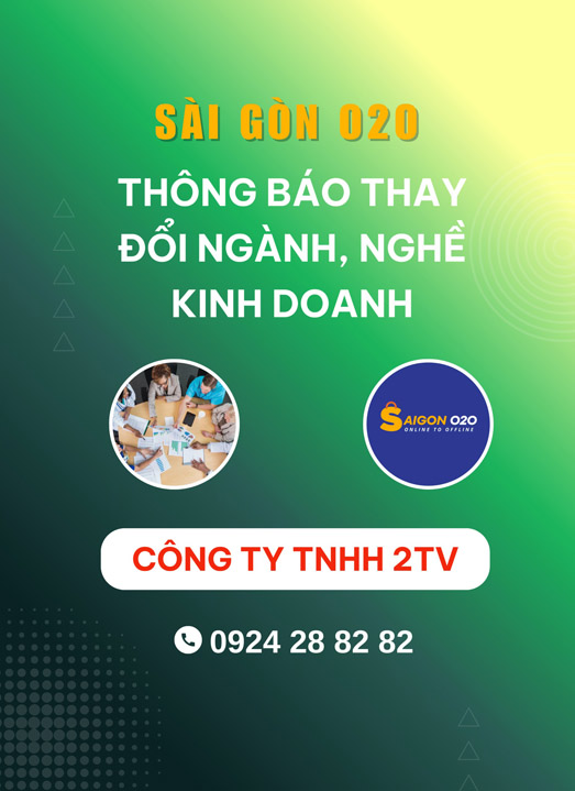 Thay đổi ngành, nghề kinh doanh của công ty TNHH 2TV