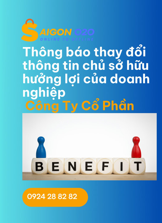 Thay đổi thông tin chủ sở hữu hưởng lợi của công ty cổ phần