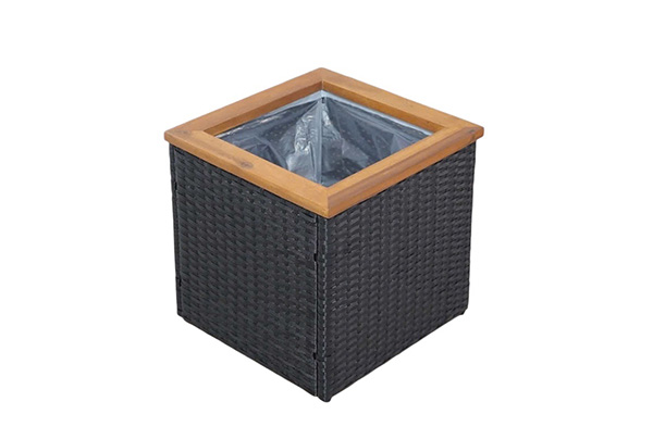 Thùng rác nhựa giả mây