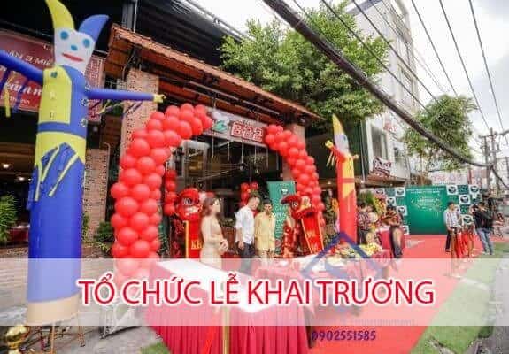 Tổ chức lễ khai trương