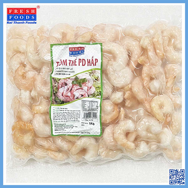 Tôm thẻ PD hấp