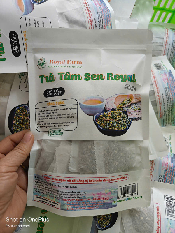 Trà tâm sen Royal