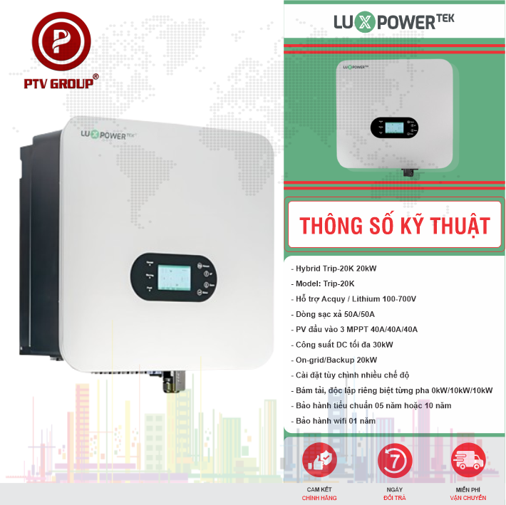 Inverter Hybrid Luxpower Trip 20K