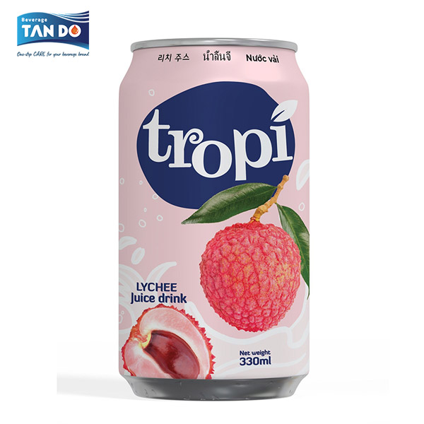 Nước ép vải Tropi