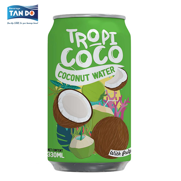 Nước dừa Tropicoco có cơm dừa