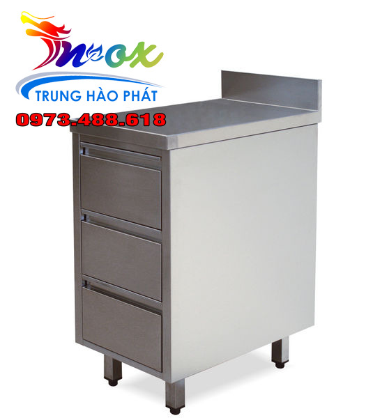 Tủ inox có hộc kéo