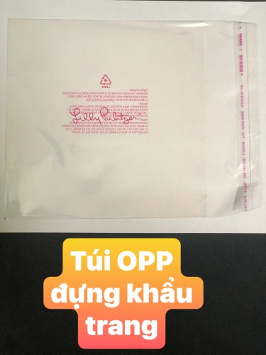 Túi OPP đựng khẩu trang