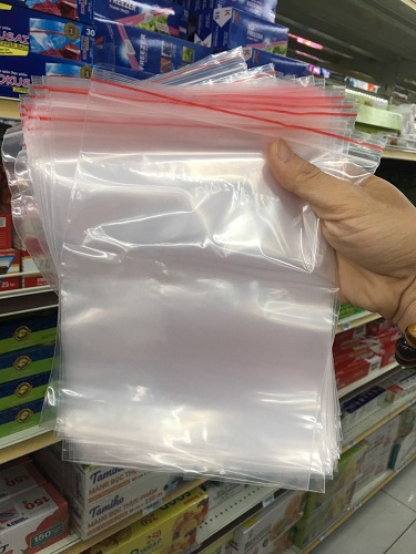 Túi Zipper chỉ đỏ