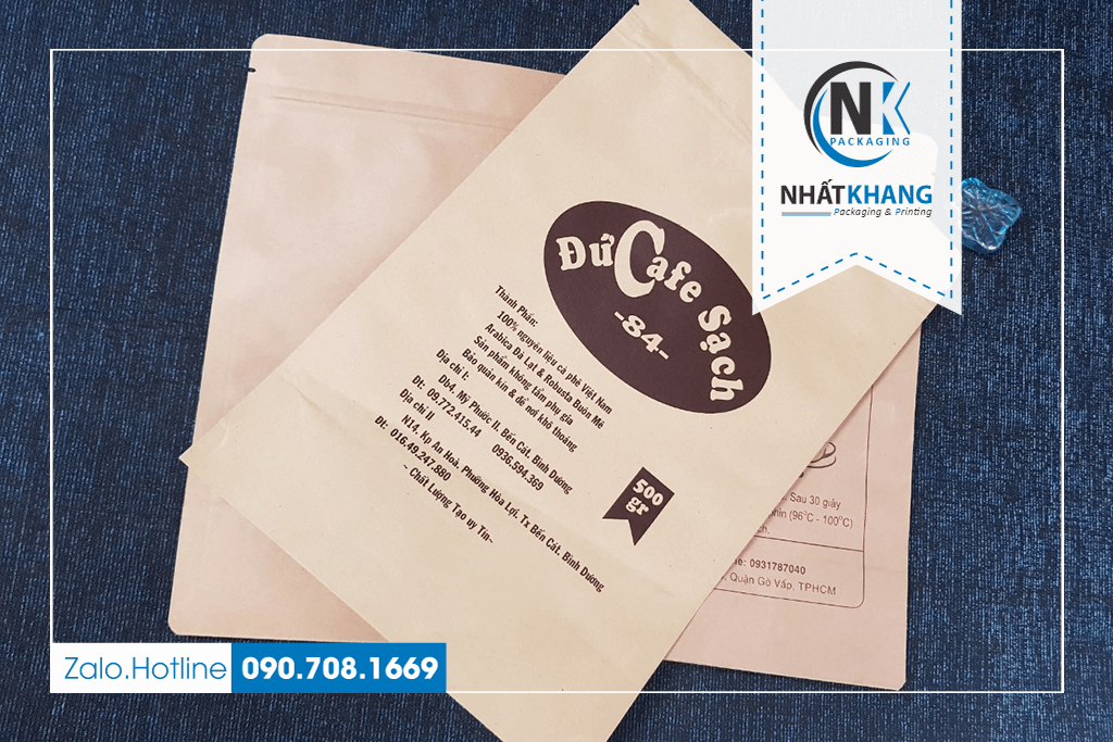 Túi Zip đựng cà phê