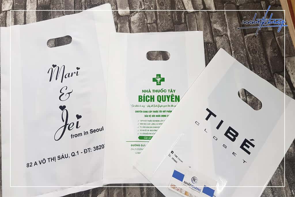 Túi hột xoài màu trắng