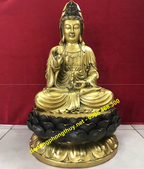 Tượng Quan Âm Bồ Tát bằng đồng