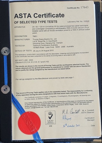 Type-test tủ trung thế 24kV