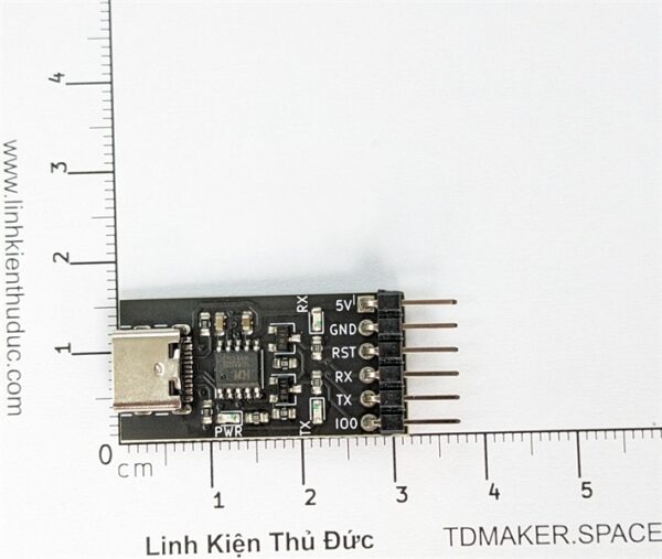 USB UART CH340 kiêm mạch nạp ESP32 ESP8266 cổng type C V1