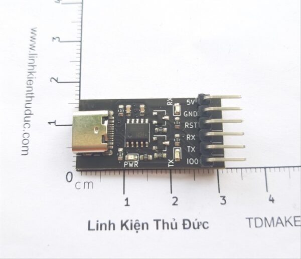 USB UART CH340 kiêm mạch nạp ESP32 ESP8266 cổng type C V1