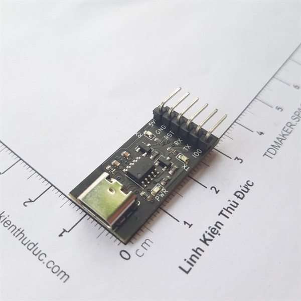 USB UART CH340 kiêm mạch nạp ESP32 ESP8266 cổng type C V1