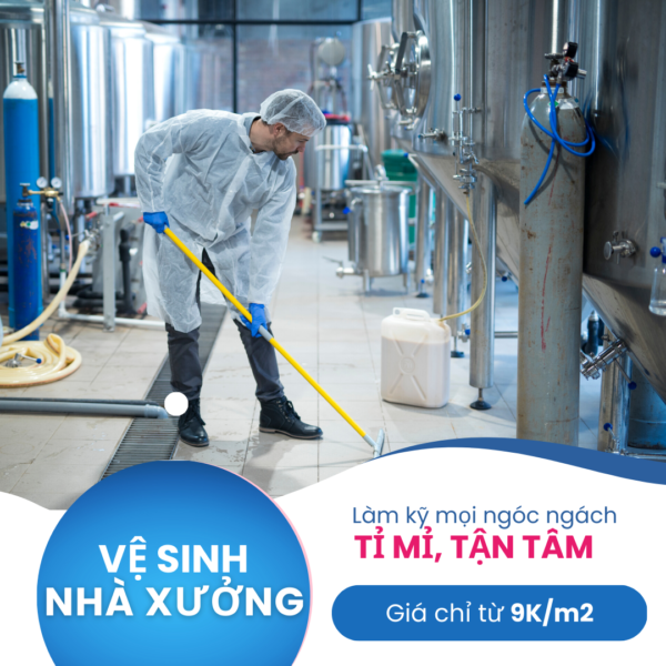 Vệ sinh nhà xưởng
