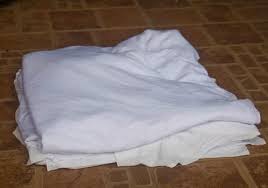 Vải lau cotton trắng khổ lớn