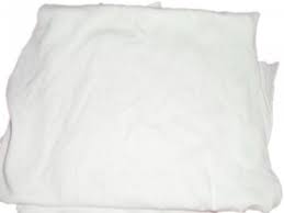 Vải lau cotton trắng khổ nhỏ