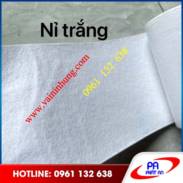 Vải nỉ trắng